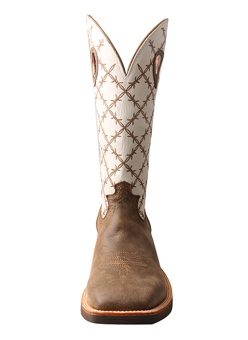 靴 The Virgins feather trim square boots Square Toe Boots: Western Styles for Men & Women | 2