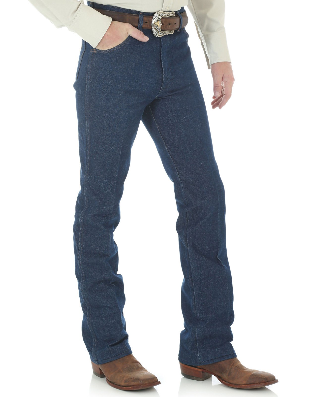 935NAV / Men's Wrangler® Boot Cut Slim Fit Jean - Bucksworth