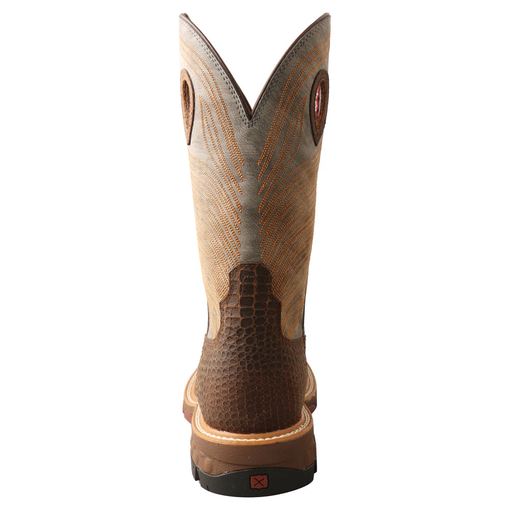 MXBN005 / Men's Nano Safety Toe Western Work Boot