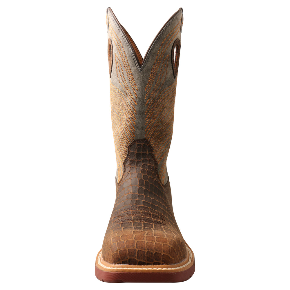グレー1 Mbttw304様 MXBN005 / Men's Nano Safety Toe Western Work Boot