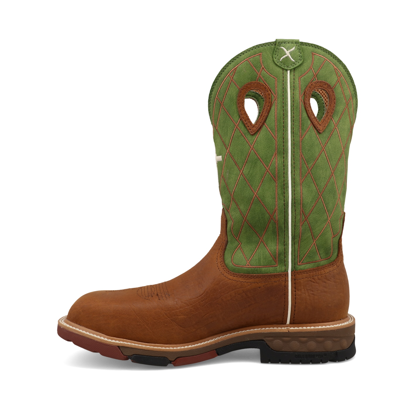 MXBNW07 / Men's 12″ Waterproof Western Work Boot with Nano