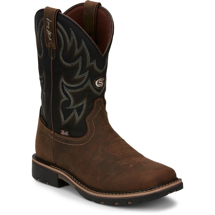 Justin Boots Fireman Black GS9062