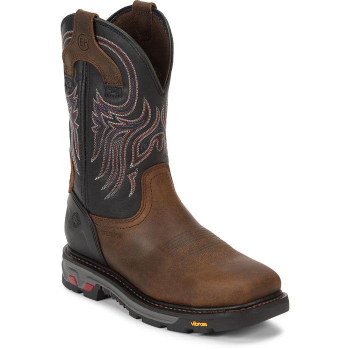 Men's WK2104 / Justin Steel Toe Work Boots - Bucksworth Western Wear