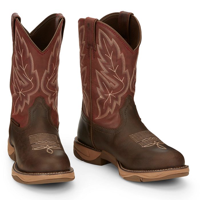 Tony Lama Men's Outpost 13 Western Boot - Round Toe Goat Leather Boots - View #9