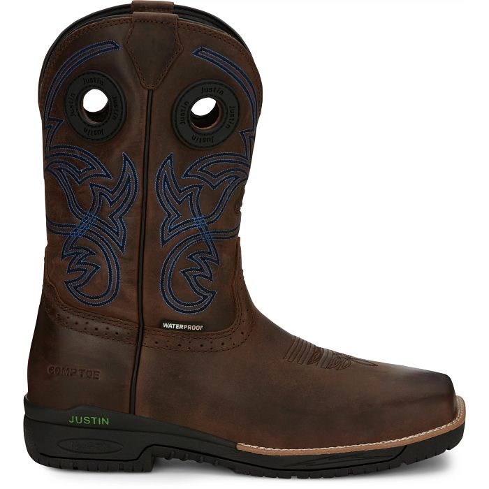 コントロールシュート Men's CR3204/ Justin Waterproof Nano Comp Toe Commander Work