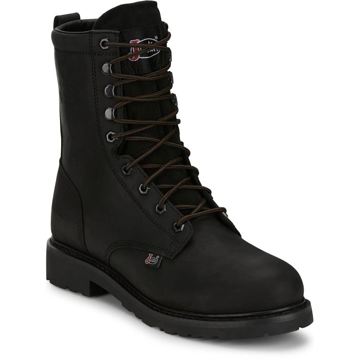 Men's SE636 / Justin 8″ Lace-Up Waterproof Steel Toe Work Boots
