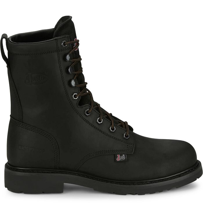 justin Men's SE636 / Justin 8″ Lace-Up Waterproof Steel Toe Work Boots